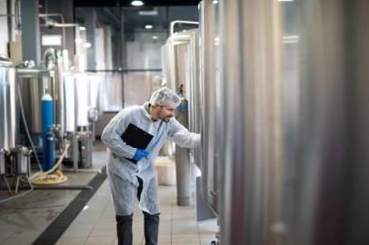 Examination at the dairy processing facility in Emet