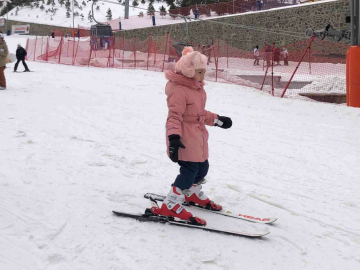 Palandöken’de kayak coşkusu