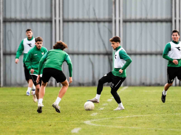 Bursaspor, Ankara Demirspor maçı hazırlıklarını sürdürdü