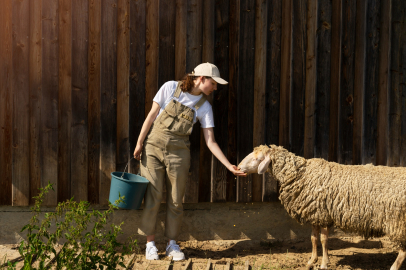 Muğlalı kadınlar koyunları ile üretime katılıyor