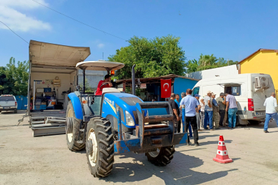 Yüreğirli çiftçilere traktör muayene kolaylığı