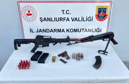 Şanlıurfa’da ruhsatsız silah operasyonu: 1 gözaltı