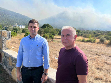 Kaymakam Çit ve Başkan Mandalinci’den Bodrum’daki yangınla ilgili açıklama