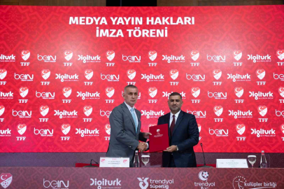 Trendyol Süper Lig ve 1. Lig medya yayın hakları imza töreni yapıldı