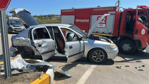 Sinop’ta trafik kazası: 8 yaralı