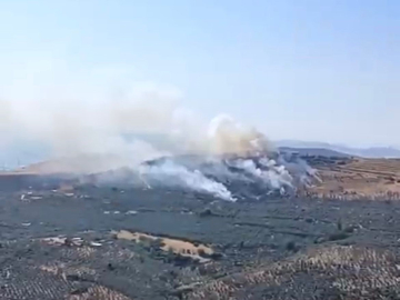 Erdek’teki orman yangınına 4 helikopter ve 3 uçak müdahale ediyor