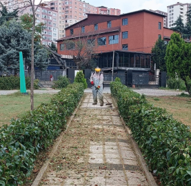 Kağıthane Belediyesi peyzaj çalışmaları hızla devam ediyor