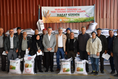 Manisa'da çiftçiye 564 ton tohum %75 hibeyle dağıtılıyor