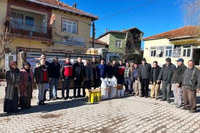 Hisarcık’ta Organik Adaçayı Üreticilerine Gübre Desteği